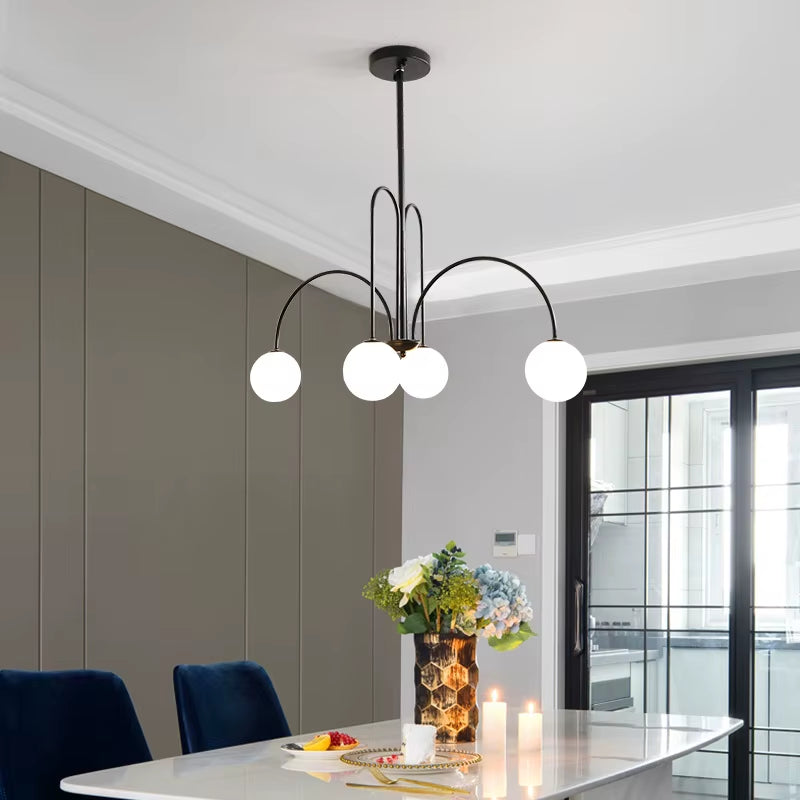 Modern Led Pendant Lamps Nordic Glass Minimalist Hanging Lighting Fixture Dining Living Bedroom Indoor Decor Suspension Lights