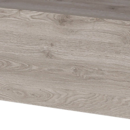 5" Gray Wood One Drawer Floating Nightstand