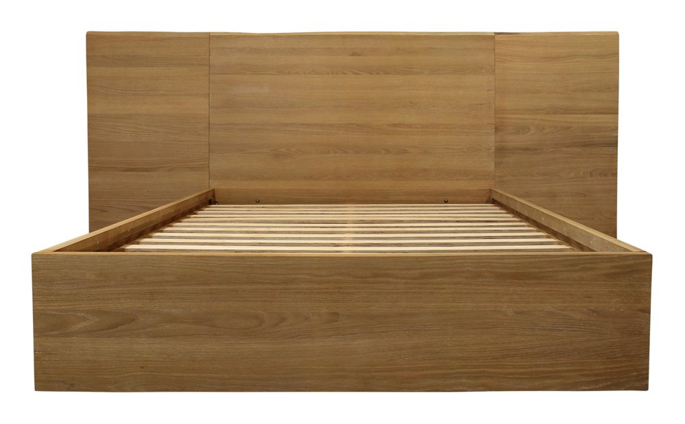 Natural Wood Queen Bed Frame