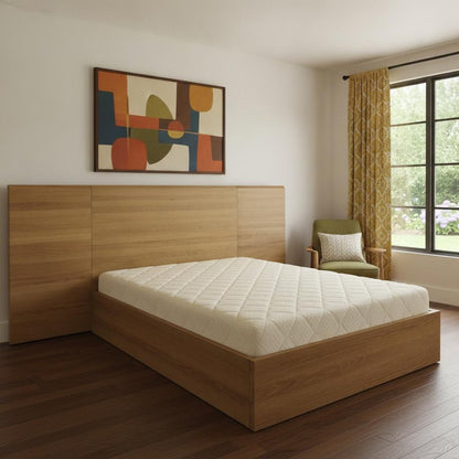 Natural Wood Queen Bed Frame