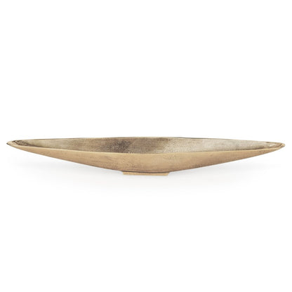 40" Gold Boat Metal Vanity Tray