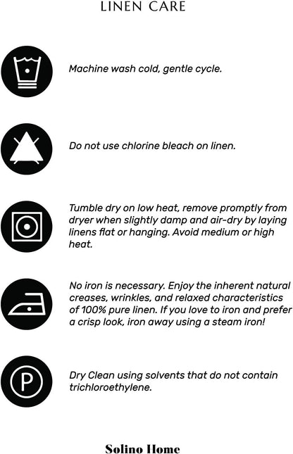 Solino Home Purple Linen Table Runner 60 Inches Long – 100% Pure Linen Classic Hemstitch Table Runner 14 X 60 Inch – Machine Washable Dining Table Runner for Valentines Day, Spring, Easter Decor