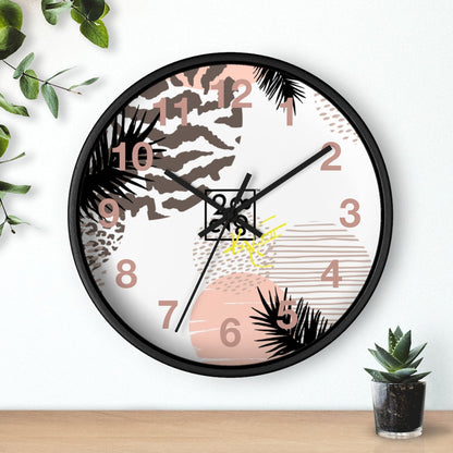 2882Time™ Retro Geometric Wall Clock Collection with Assorted Retro Pattern Designs
