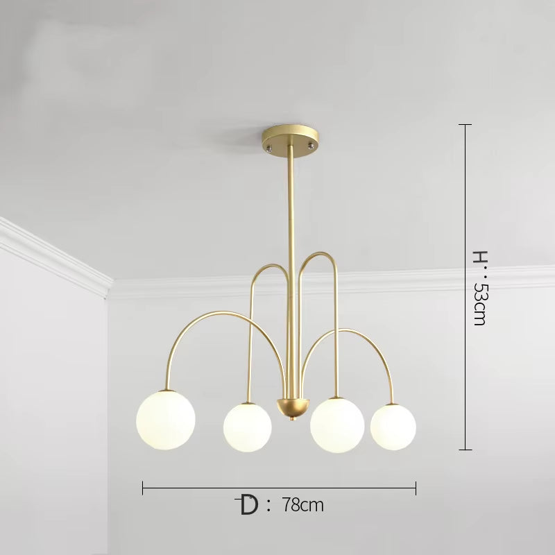 Modern Led Pendant Lamps Nordic Glass Minimalist Hanging Lighting Fixture Dining Living Bedroom Indoor Decor Suspension Lights