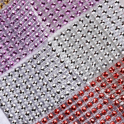 5Pcs Napkin Diamond Rings Holder Cup Flower