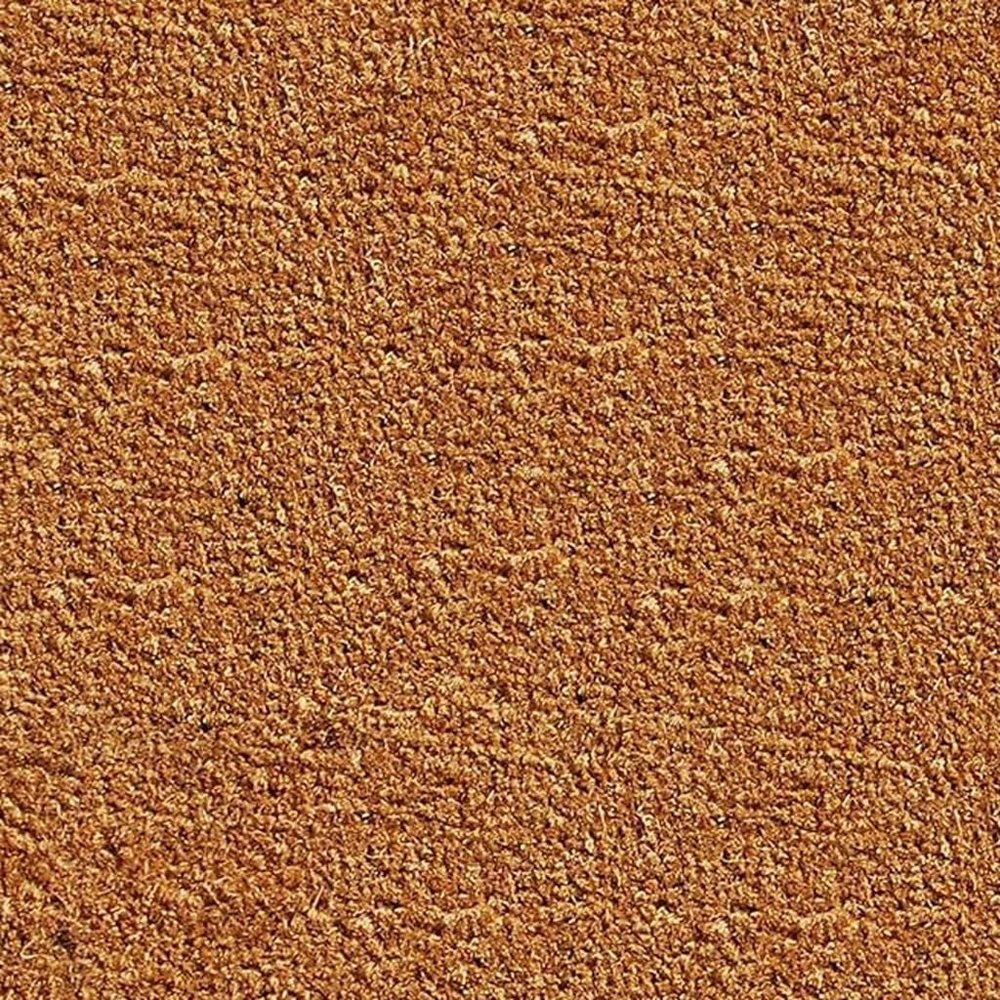 17" X 29" Natural And Red Hello Outdoor Coir Door Mat