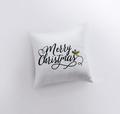 Merry Christmas Mistletoe Pillow