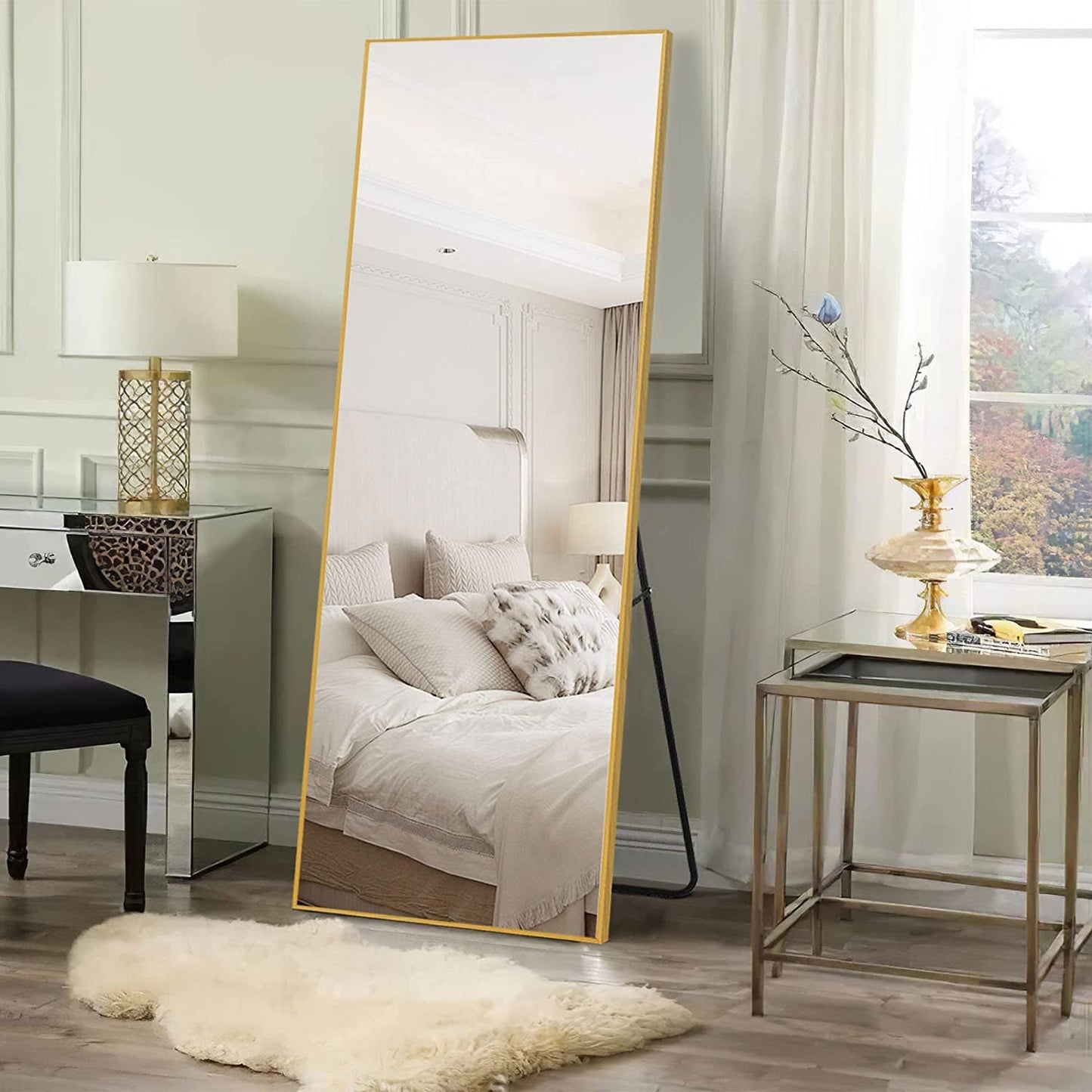 Gold Full Length Floor Mirror