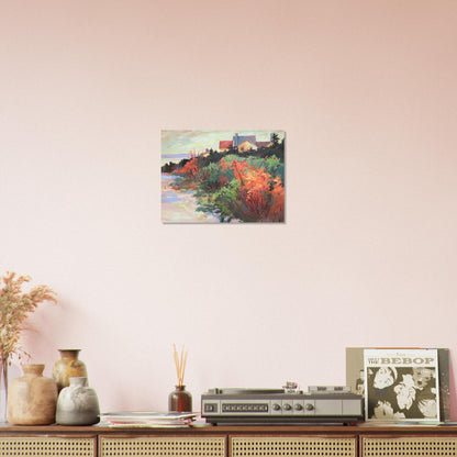 'Crest View' Still Life  I 12x16 Museum-Quality Matte Paper Poster | Original Artwork by American Artist Barbara Cleary