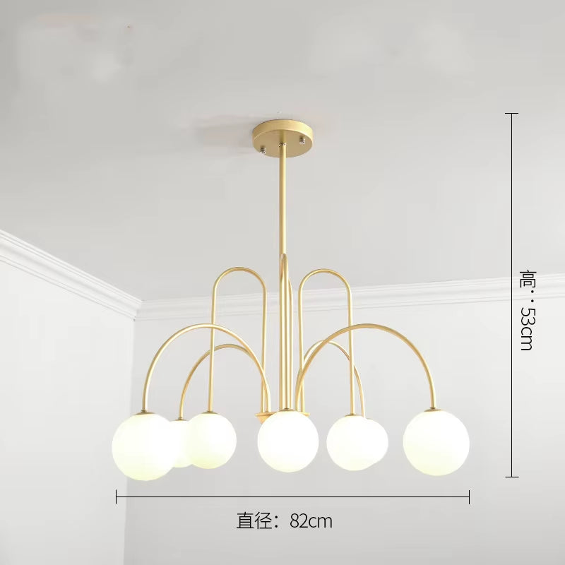 Modern Led Pendant Lamps Nordic Glass Minimalist Hanging Lighting Fixture Dining Living Bedroom Indoor Decor Suspension Lights