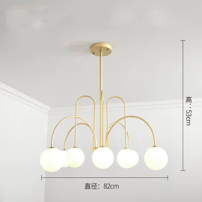 Modern Led Pendant Lamps Nordic Glass Minimalist Hanging Lighting Fixture Dining Living Bedroom Indoor Decor Suspension Lights