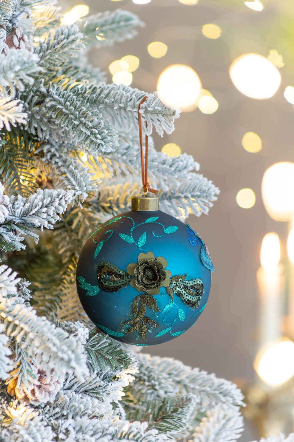 Christmas Ball Ornaments, Glass Decorative Hanging Ball Christmas Tree Ornaments