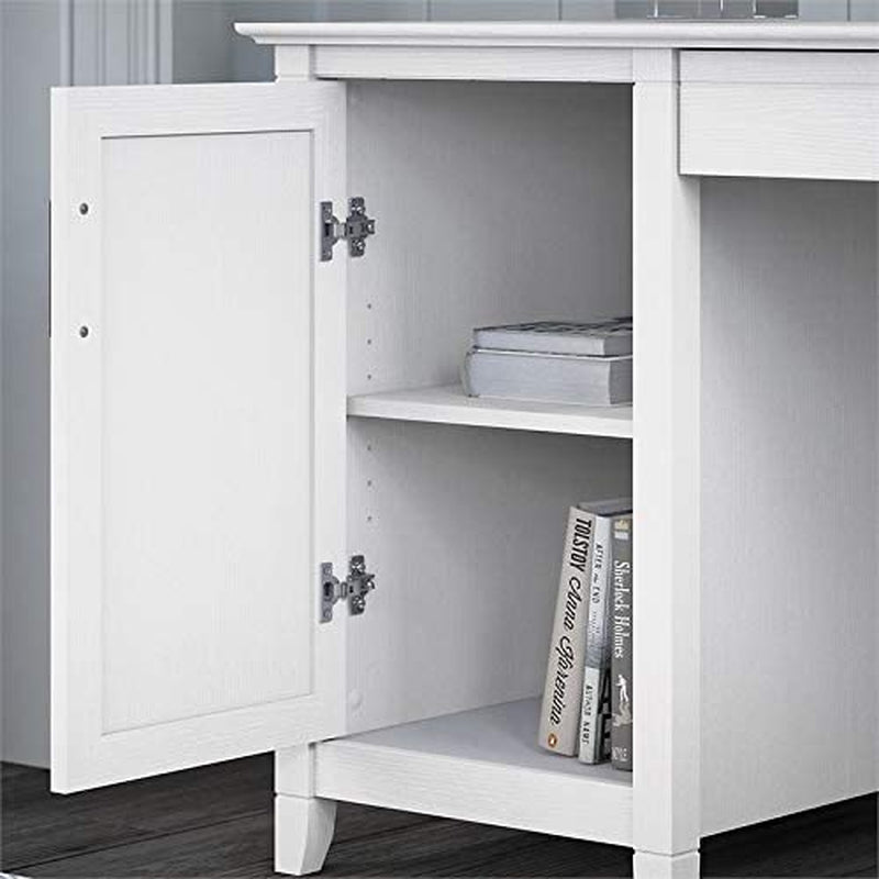 Key West Computer Desk with Storage and File Cabinet Including Lateral Filing