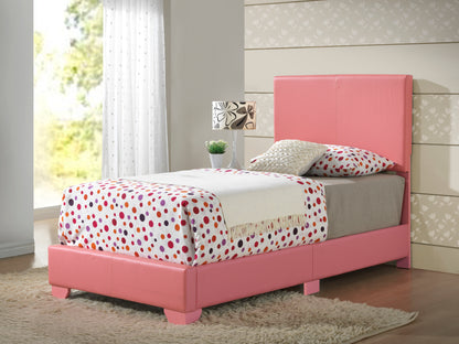 Elegant Casual Pink Twin Bed