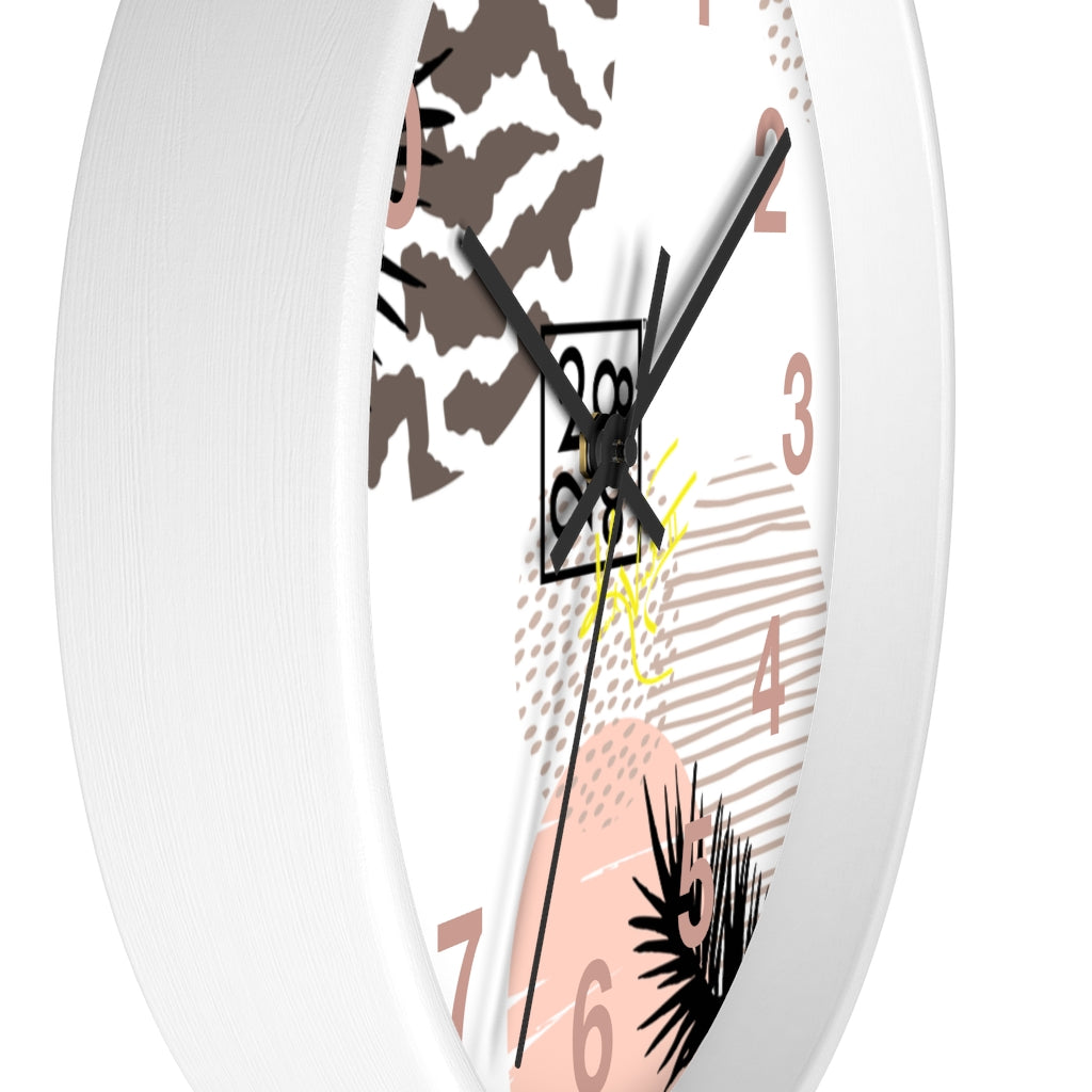 2882Time™ Retro Geometric Wall Clock Collection with Assorted Retro Pattern Designs
