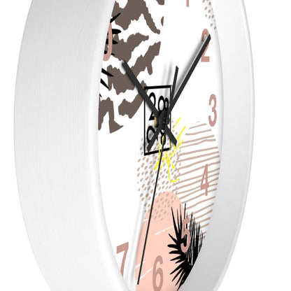 2882Time™ Retro Geometric Wall Clock Collection with Assorted Retro Pattern Designs