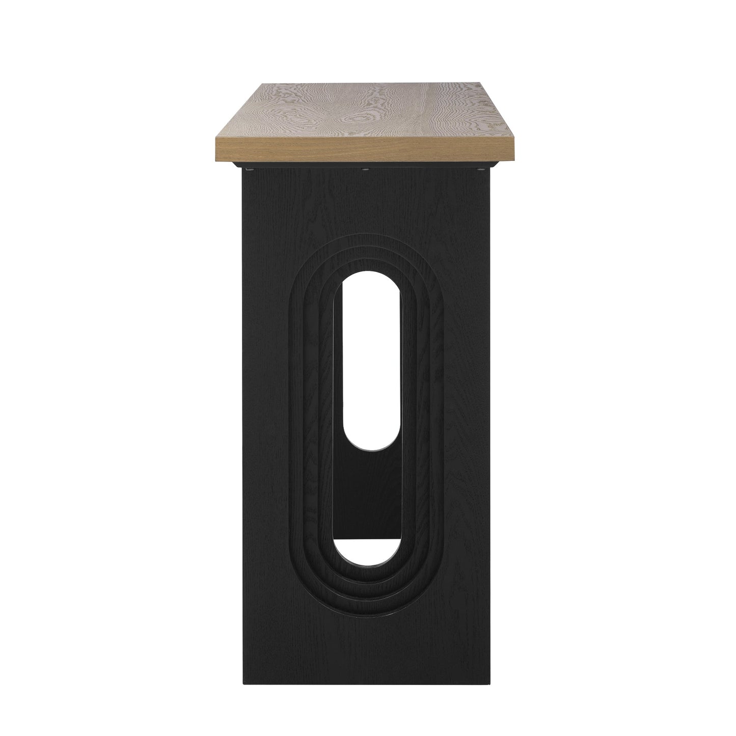 Uniquely Designed Console Table made of Fraxinus Mandschuric Solid Wood