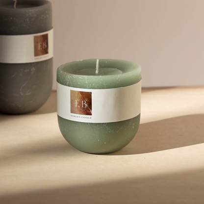 Goblet Pillar Candle – Elegant Home Décor Candle for Tables, Mantels & Events