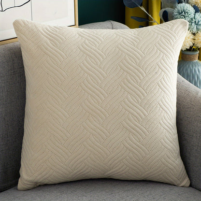 Velvet Square Cushion Cover  Soft Luxurious Plush Decor