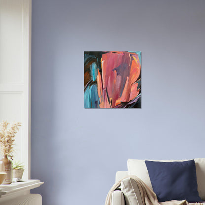 'Colorscape' Abstract I 16x16 Museum-Quality Matte Paper Poster | Original Artwork by American Artist Barbara Cleary