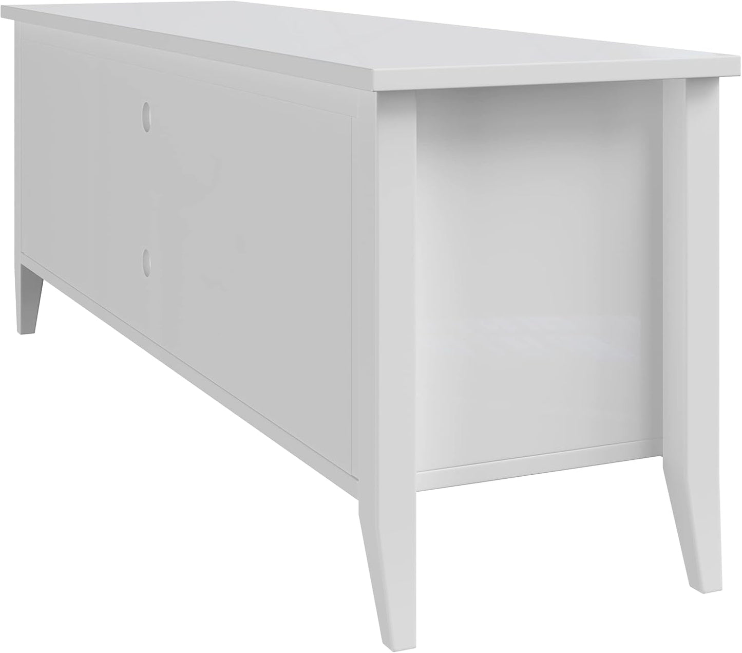 TV Stand - 55-Inch Storage Cabinet with 2 Cubbies and 2 Shelves -