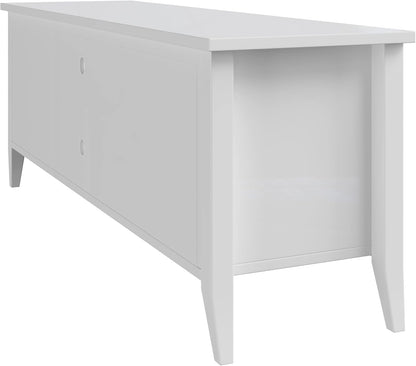 TV Stand - 55-Inch Storage Cabinet with 2 Cubbies and 2 Shelves -
