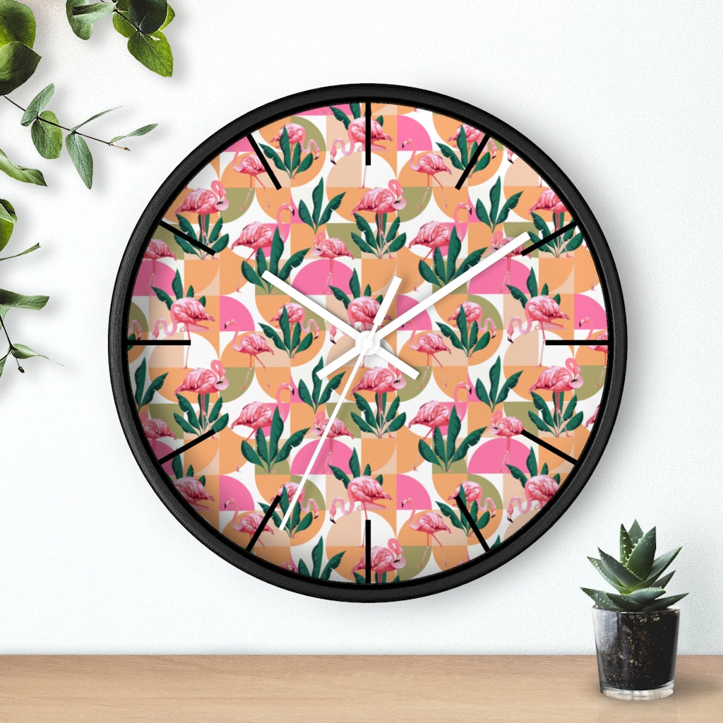 2882Time™ Retro Geometric Wall Clock Collection with Assorted Retro Pattern Designs