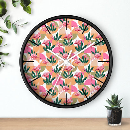 2882Time™ Retro Geometric Wall Clock Collection with Assorted Retro Pattern Designs