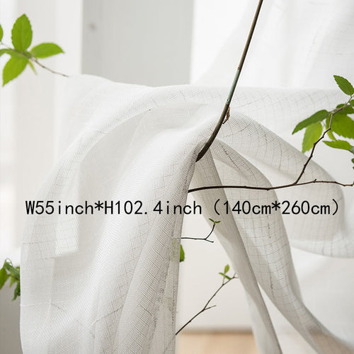 Elegant Sheer Striped Curtains  Washable Rod Pocket Design