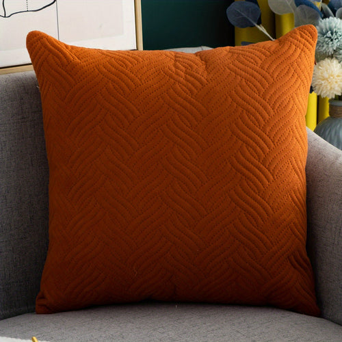 Velvet Square Cushion Cover  Soft Luxurious Plush Decor