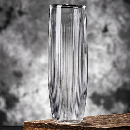 Vibrant Striped Cocktail Glasses - Insulated, Reusable, and