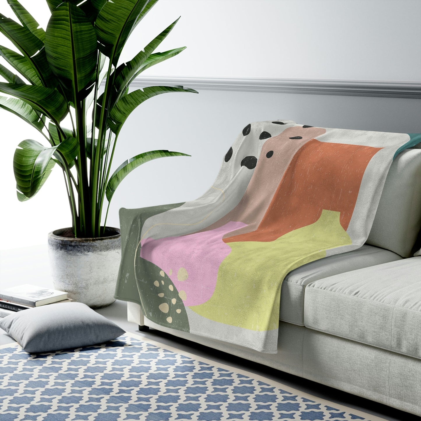 Abstract and Pattern Plush Blanket Throws - Soft Decorative Throw Blanket Collection