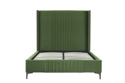 Full Bed in Moss Green