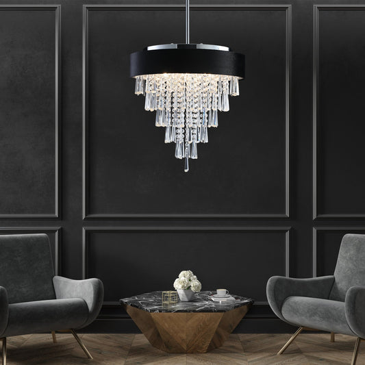 Modern Crystal Chandelier for Living-Room Round Cristal Lamp Luxury