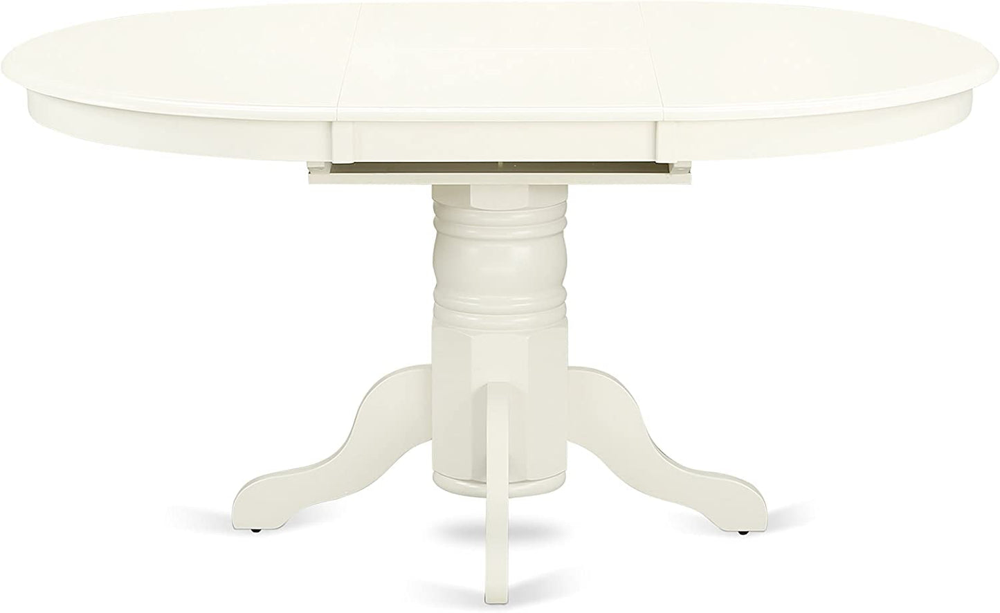 Linen White round Dining Room Table