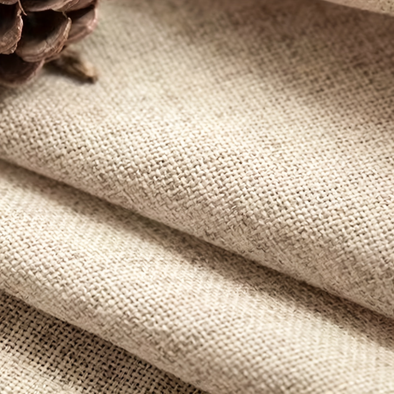 Elegant Faux Linen Curtain for Any Room Decor