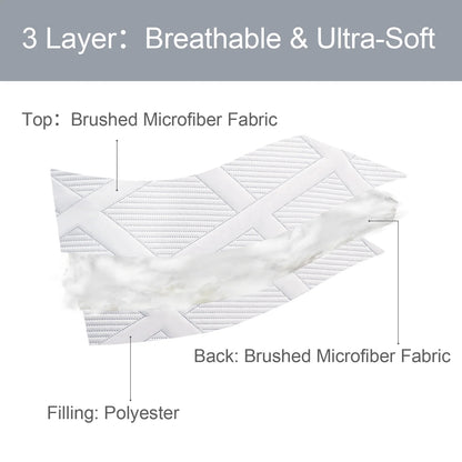 Ultrasonic King Quilt Set, 3-Piece Lightweight Bedspreads Modern Striped Coverlet, White