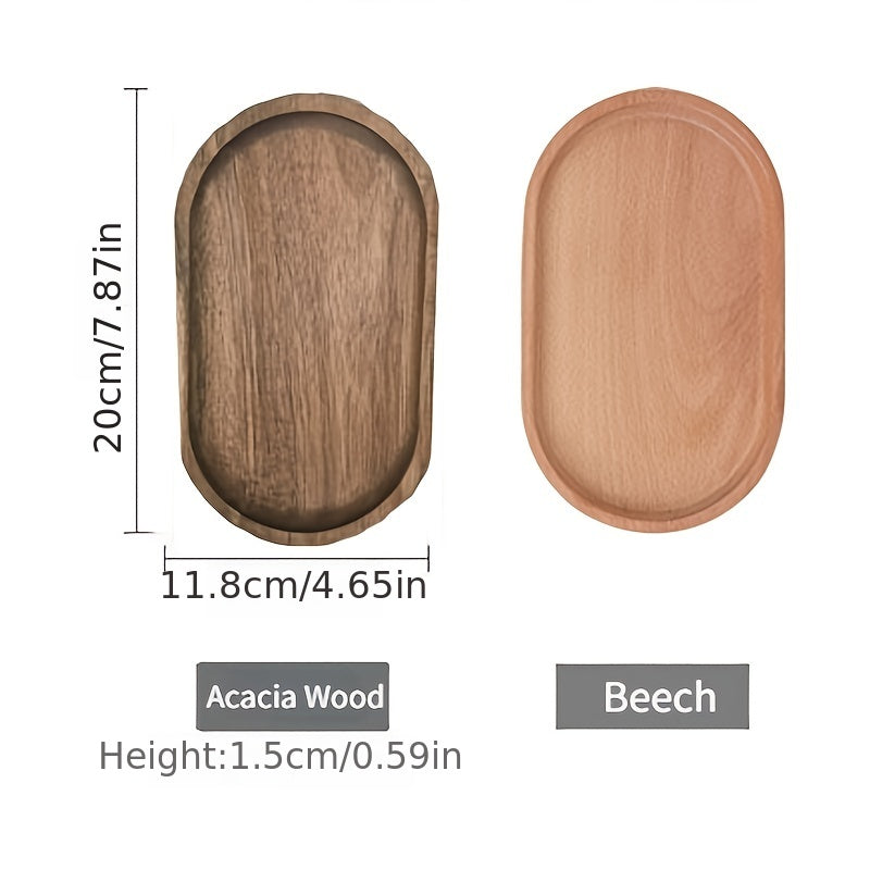 Elegant MultiPurpose Wooden Tray for Serving Snacks