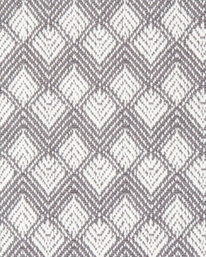 Placemats Set of 4, Woven Cloth Placemat Set, 14X19 In, Gray Boho Place Mats for Kitchen or Dining Table, Washable Cotton Table Mats