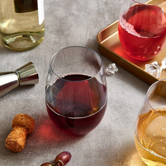 Durable Unbreakable Plastic Wine Glasses for Events