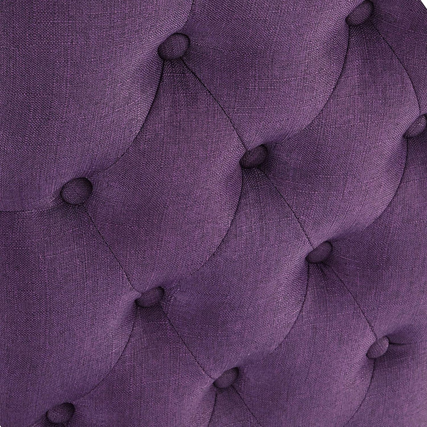 Leviton Purple Tufted Chairs