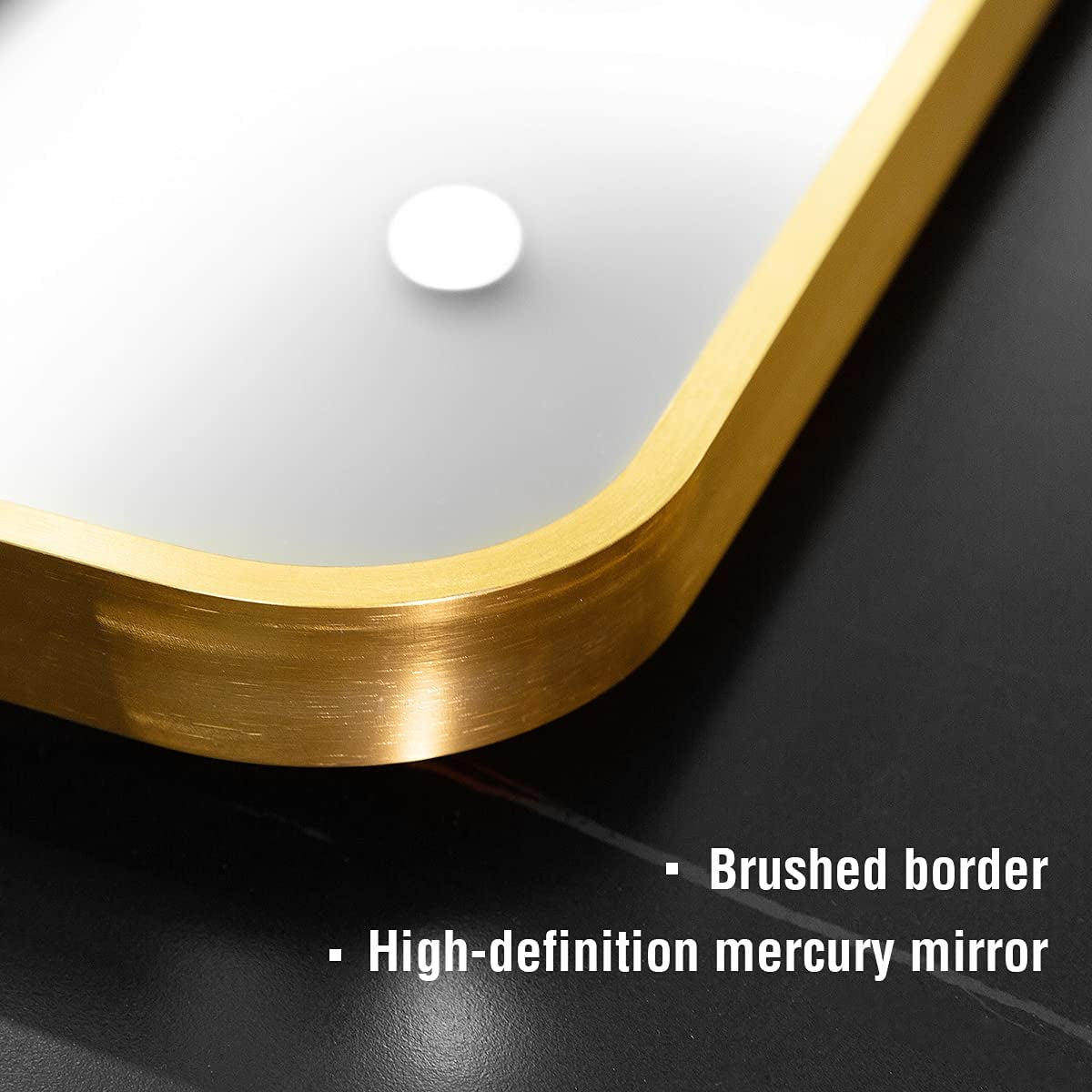 OGCAU Full Length Mirror Standing Floor Mirror with Stand for Bedroom, Wall-Mounted Mirror Standing Hanging or Leaning, Wall Mirror with Aluminum Alloy Frame, 65" X 22" (Gold)