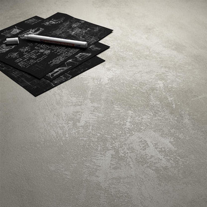 First Extendable Concrete Grey Table, Made in Italy