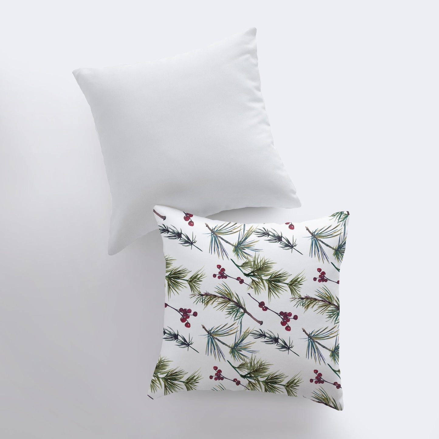 Christmas Holly Pillow