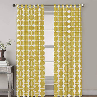 Ariadne - Set of 2 Panels Crewel Embroidered Curtains | Linen Cotton
