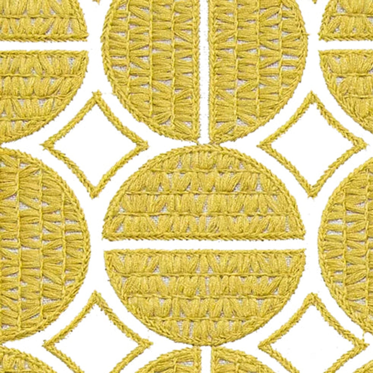 Ariadne - Set of 2 Panels Crewel Embroidered Curtains | Linen Cotton