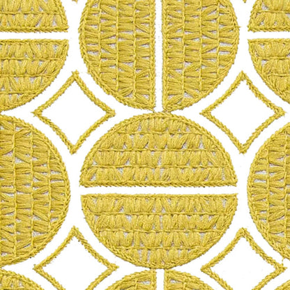 Ariadne - Set of 2 Panels Crewel Embroidered Curtains | Linen Cotton