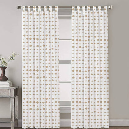 Aveline - Set of 2 Panels Crewel Embroidered Curtains | Linen Cotton