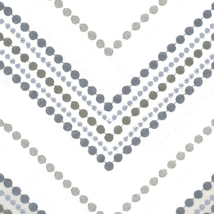 Azura - Set of 2 Panels Crewel Embroidered Curtains | Linen Cotton Mix