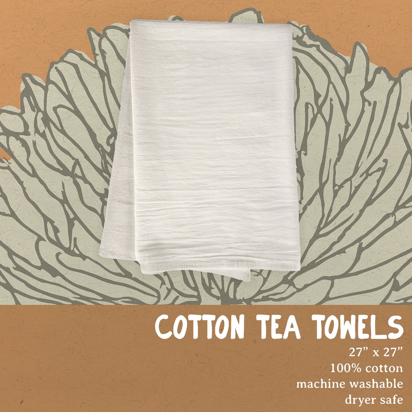 Cotton Tea Towels Collection — Decorative Kitchen Tea Towels for Home and Kitchen